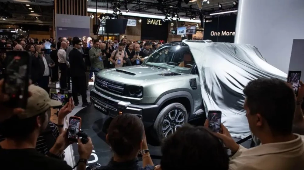 Презентация павильон Geely 2026 автосалон в Париже