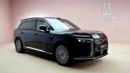 кроссовер avatr t09 сбоку спереди гибрид