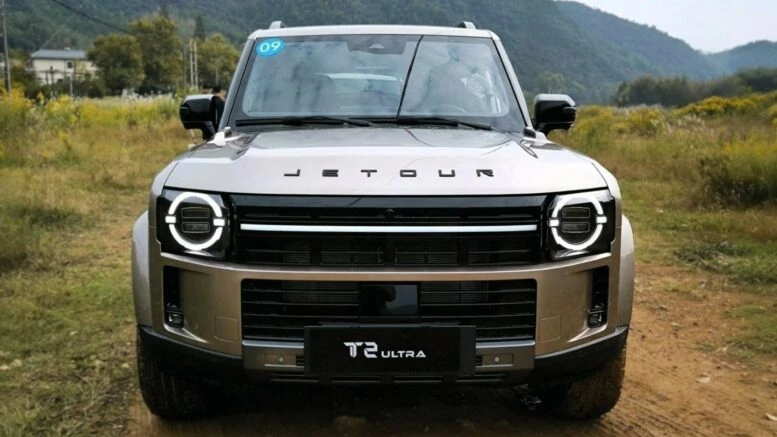Jetour показал кроссовер T2 Ultra. Его будут продавать за пределами Китая вместо T2 jetour t2 ultra в Китае кроссовер спереди