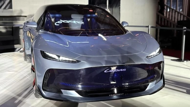 Привет АвтоВАЗу. Lepas представил в Китае глобальный концепт-кар Aura концепт-кар chery lepas aura спереди