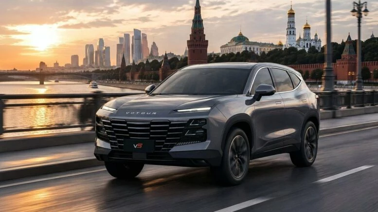 кроссовер votour v5 jetour dashing сбоку спереди