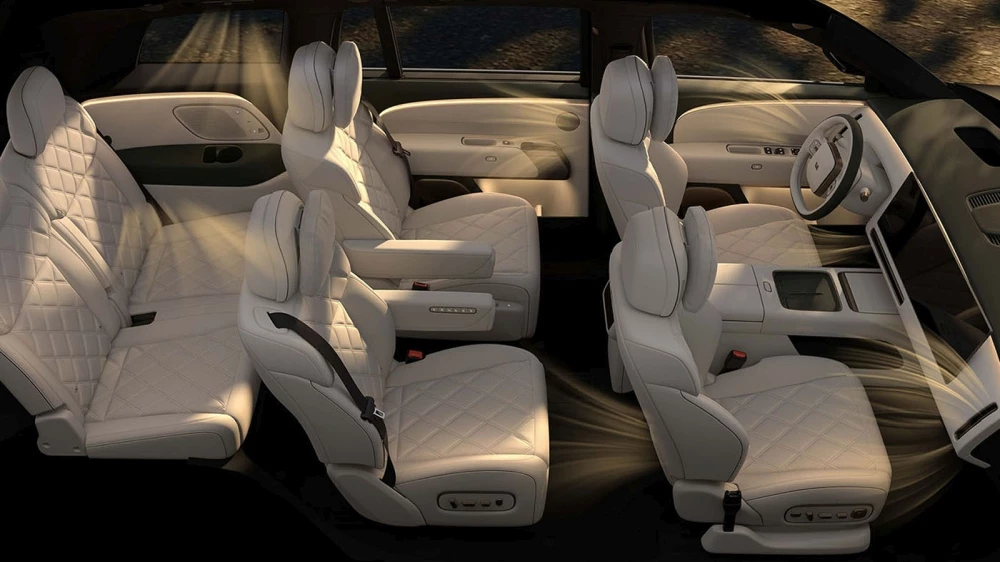 Li Auto L9 салон интерьер