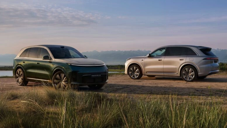 Новый Li Auto L8 подготовили к старту продаж в России. Модель получила ОТТС Новый Li Auto L8 приготовили к старту продаж в России сбоку спереди гибридный