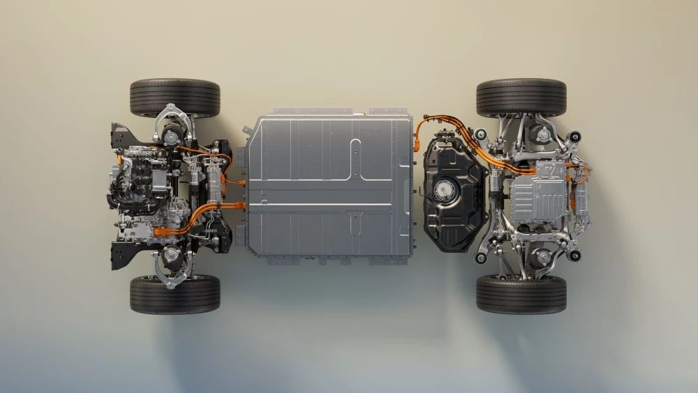 Li Auto L8 последовательный гибрид схема батарея