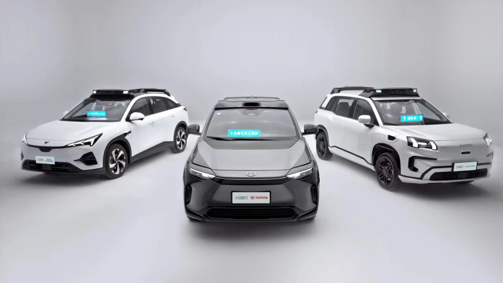 Китай запустил роботакси в Казахстане pony ai toyota bz4x baic arcfox alpha t5 aion v