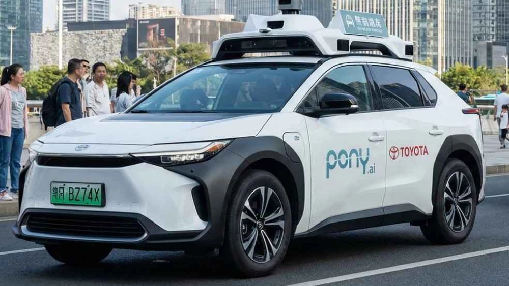 Китай запустил роботакси в Казахстане pony ai toyota bz4x