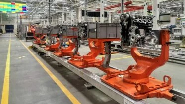 Производство 1,5-литровых турбодвигателей JAC на заводе Sollers цех