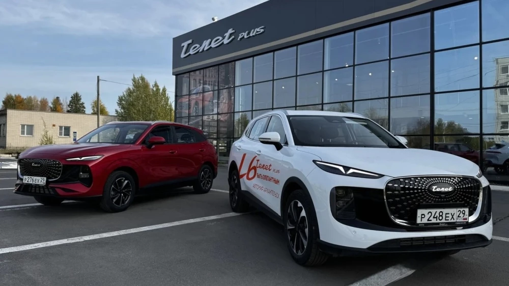 Tenet Plus L6 белый спереди сбоку новый купить в автосалоне у дилера Автомир в Архангельске
